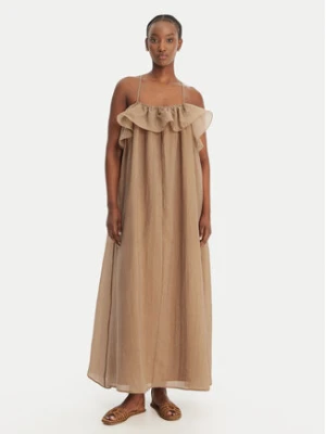 Eleh Sukienka letnia SS260198 Beżowy Relaxed Fit