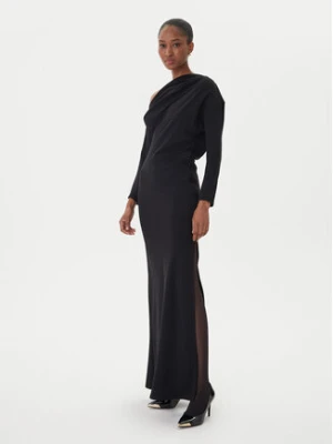 Eleh Sukienka wieczorowa EFW250188 Czarny Regular Fit