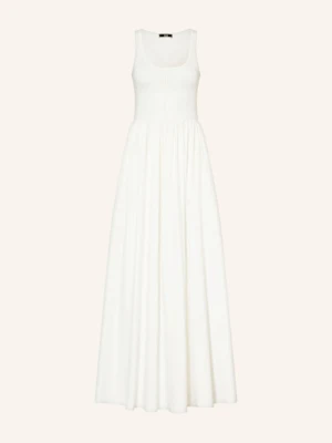 Eleh Sukienka Z Mieszanki Materiałów weiss