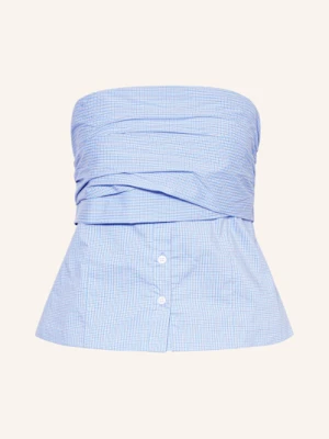 Eleh Top Z Odkrytymi Ramionami blau