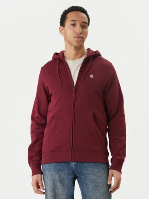 Element Bluza Icon Embroidery ELYFT00199 Bordowy Regular Fit