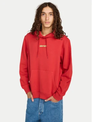 Element Bluza Lowcase Bp Po ELYSF00296 Czerwony Regular Fit