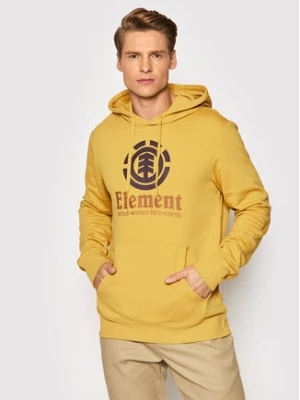 Element Bluza Vertical U1HOB3 Żółty Regular Fit