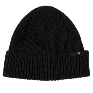Element Low Docker Beanie ELYHA00234-FBK, Męskie, Czarne, czapki, akryl, rozmiar: One size