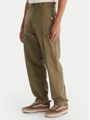 Element Spodnie cargo Relax Cargo ELYNP00203 Khaki Relaxed Fit