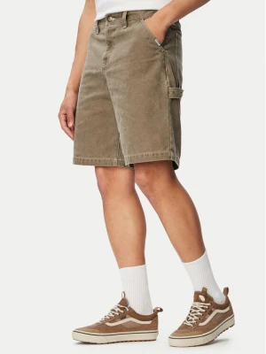 Element Szorty materiałowe Carpenter 12.6 ELYWS00138 Khaki Wide Leg