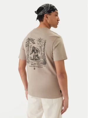 Element T-Shirt Bigfoot Walking ELYZT00584 Beżowy Regular Fit