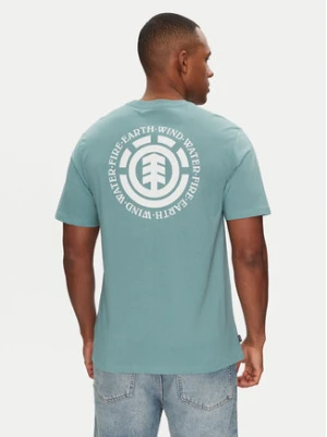 Element T-Shirt ELYZT00490 Zielony Regular Fit