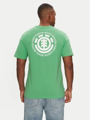 Element T-Shirt ELYZT00490 Zielony Regular Fit