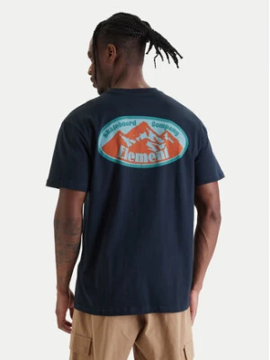 Element T-Shirt Epic ELYZT00578 Granatowy Regular Fit