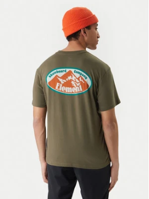 Element T-Shirt Epic ELYZT00578 Khaki Regular Fit