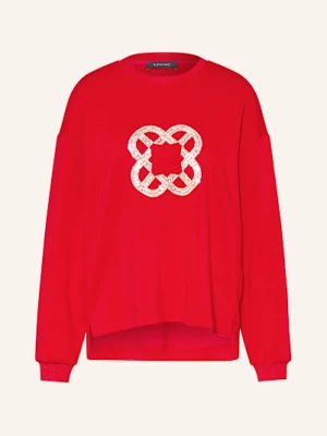 Elena Miro Bluza Nierozpinana Z Cekinami rot