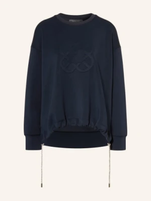 Elena Miro Bluza Z Kamieniami Ozdobnymi blau