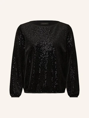 Elena Miro Bluzka Z Aksamitu schwarz