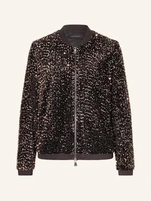 Elena Miro Bluzon Z Cekinami braun