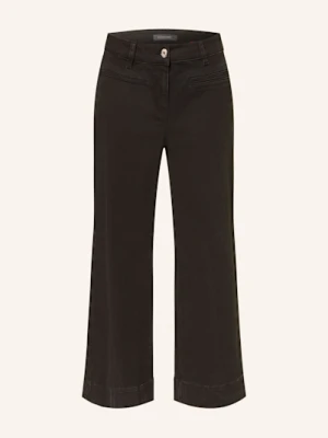 Elena Miro Jeansy Wide Leg schwarz