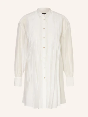 Elena Miro Koszula Z Plisami weiss