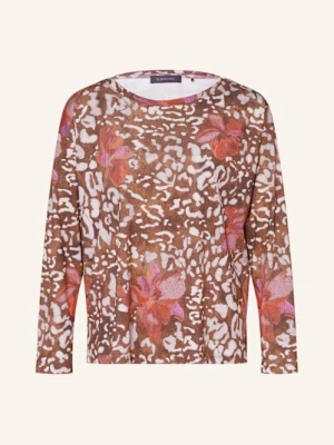 Elena Miro Koszulka Z Długim Rękawem beige