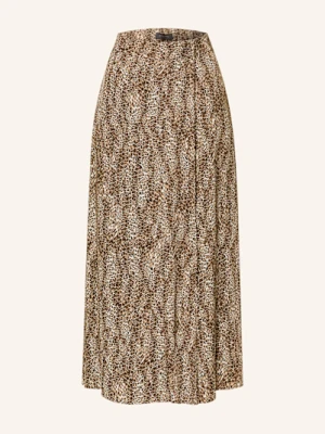 Elena Miro Spódnica Kopertowa beige