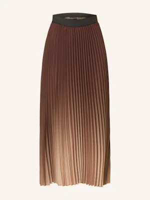 Elena Miro Spódnica Plisowana braun