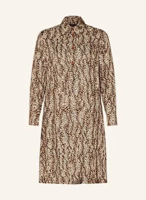 Elena Miro Sukienka Koszulowa Z Satyny beige
