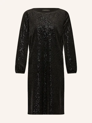 Elena Miro Sukienka Z Aksamitu schwarz