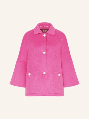 Elena Miro Żakiet Pudełkowy Z Rękawami 3/4 pink