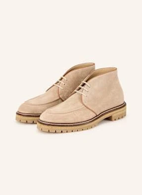 Eleventy Botki Sznurowane beige
