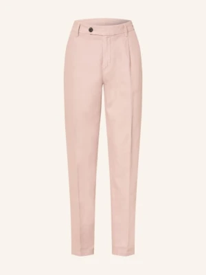 Eleventy Chino Extra Slim Fit Z Lnem rosa