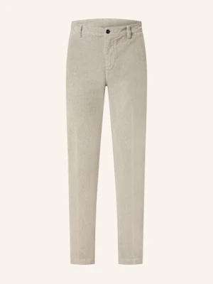 Eleventy Chinosy Ze Sztruksu Slim Fit grau
