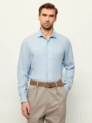 Eleventy Koszula | Regular Fit | z dodatkiem lnu