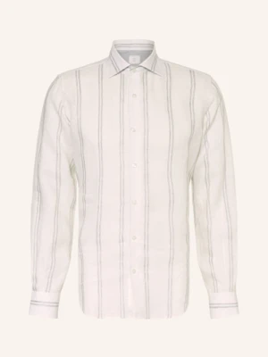 Eleventy Koszula Z Lnu Slim Fit weiss