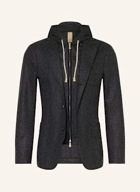 Eleventy Marynarka Extra Slim Fit schwarz