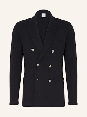 Eleventy Marynarka Z Dzianiny Extra Slim Fit blau