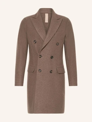 Eleventy Płaszcz Wełniany braun