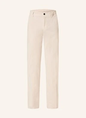 Eleventy Chinosy Ze Sztruksu Slim Fit beige