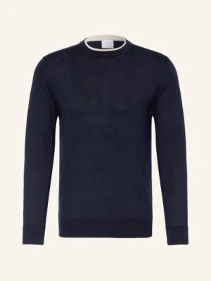 Eleventy Sweter Z Jedwabiem blau