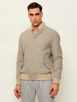 Eleventy Wełniana kurtka bomber | Regular Fit | z dodatkiem kaszmiru