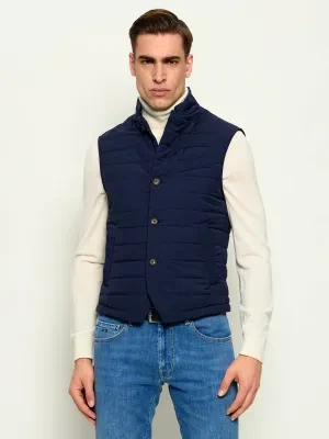 Eleventy Wełniany bezrękawnik | Slim Fit