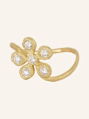 Elhanati Pierścionek Small Flower gold