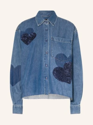 Elias Rumelis Bluzka Jeansowa Beba Z Cekinami blau