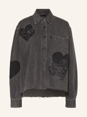 Elias Rumelis Bluzka Jeansowa Beba Z Cekinami schwarz