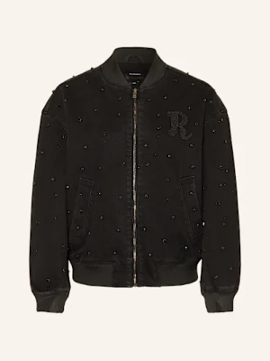 Elias Rumelis Bluzon Jeansowy Isla Z Ozdobnymi Kamykami schwarz