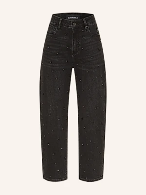 Elias Rumelis Jeansy Barrel Yoana Z Ozdobnymi Kamykami schwarz