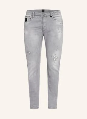 Elias Rumelis Jeansy W Stylu Destroyed Ernoel Tapered Fit grau