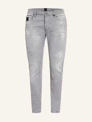 Elias Rumelis Jeansy W Stylu Destroyed Noel Tapered Fit grau