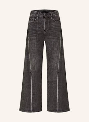Elias Rumelis Jeansy Wide Leg Alina Glam Z Ozdobnymi Kamykami schwarz