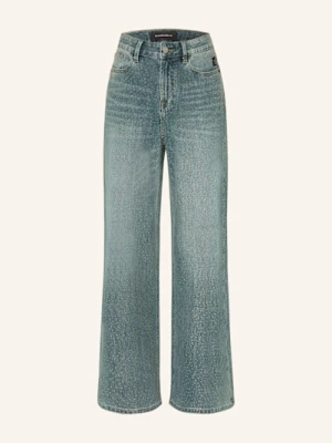 Elias Rumelis Jeansy Wide Leg Kalea Sparkle Z Ozdobnymi Kamykami blau