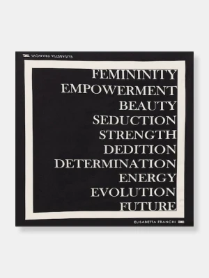 Elisabetta Franchi apaszka damska jedwabna