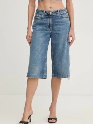 Elisabetta Franchi bermudy damskie jeansowe
